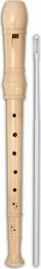 Bontempi Wooden Baroque Recorder Flute 28 Notes School Bn313210