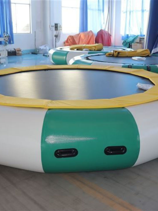 Trampolino Inflatable for the Sea Light Blue 400cm.