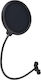 Cobra Studio Mic Pop Filter Φίλτρο Μικροφώνου Εύκαμπτο Βραχίονα Ιδανικό Ηχογραφήσεις Cls-701