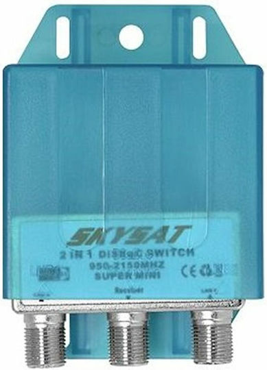 Tech Diseqc Switch 2 X 1 Κουτί Εξωτερικής Χρήσης Tech76-4986-00