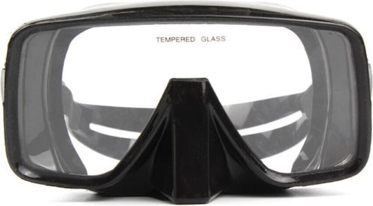 XDive Tauchmaske Silikon Evo Schwarze