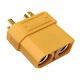 Xt90h Connector Female Pin 2 Cable Soldered 40a 500v Amass ©
