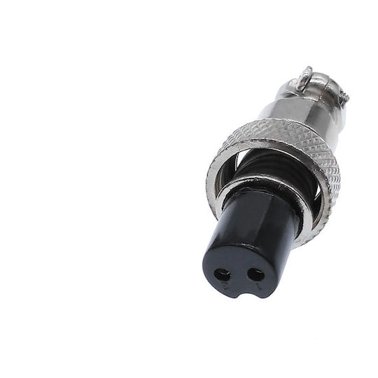 #47645 Gx12 2pin Female Circular Aviation Socket Plug