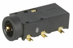 Chassis-Buchse 3,5 mm Stereo 4-polig Horizontal PCB