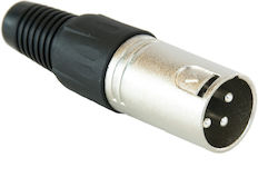 Invotone Xlr3m100 Bk Βύσμα Xlr Αρσενικό Βύσμα Xlr Αρσενικό