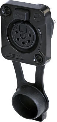 Rean Rrx5f-z-001-1 Σασι Xlr 5 Pin Επιχρυσα Θηλυκο Καλυμα Μαυρο Bag
