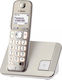 Panasonic KX-TGE210PDN Cordless Phone Gold