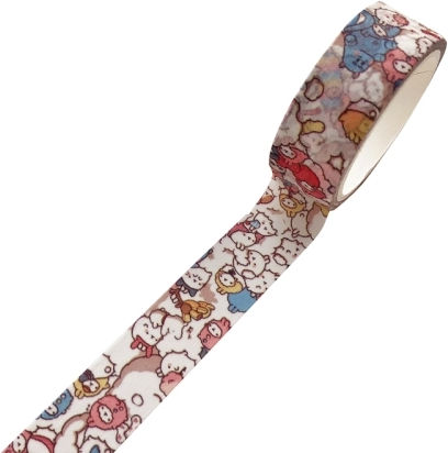 Manual 10 Pcs Cute Tape Colored Random Delivery