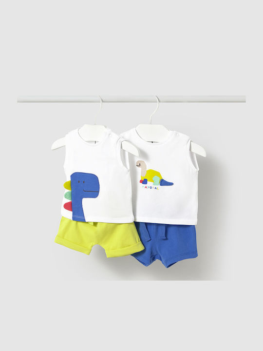 Mayoral Kinder-Set mit Shorts Sommer 4Stück Blue