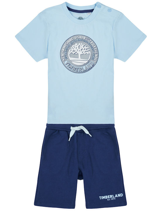 Timberland Комплект Лято 2бр Blue, Sky Blue