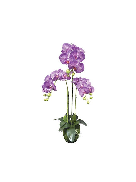 Dekorative künstliche Orchideenpflanze mit real...