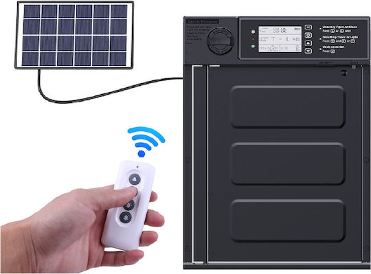 Automatic Chicken Coop Door with Solar Panel 25x35cm