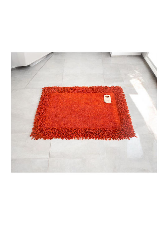 Linea Home Бански килим Памук Правоъгълена LH2044079 Червен 50x80бр