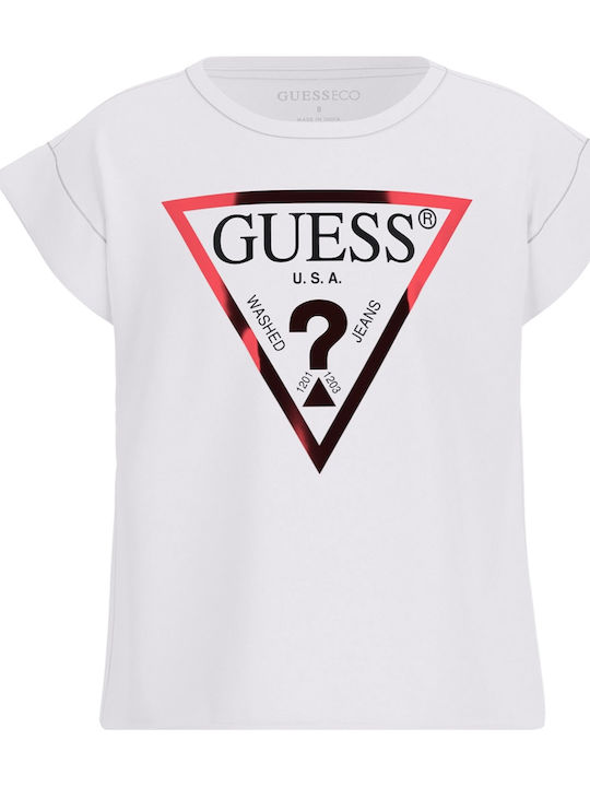 Guess Crop Top Λευκό