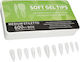 Medium Stiletto Soft Gel Връхчета за нокти Прозрачни IS-8193