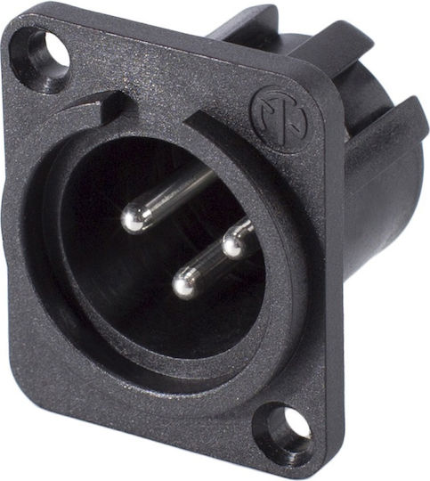 Neutrik Nc3mpp Βύσμα Σασί Xlr 3pin Αρσενικό