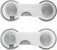 Akuku Cabinet & Drawer Lock made of Plastic in Gray Color 9x9x9εκ. 2pcs