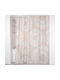 Atmosphera Ethnik Spirals Fabric Shower Curtain 180x200cm Ecru