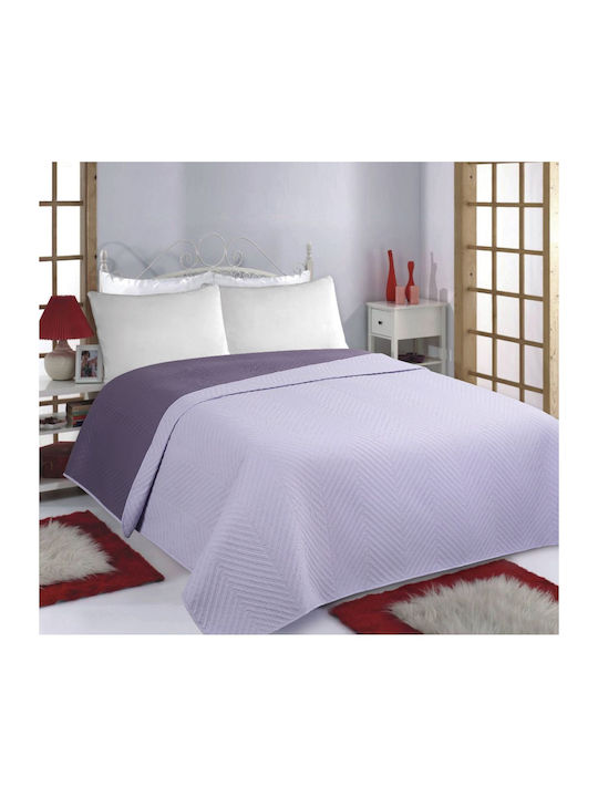 Silk Fashion Bones Set Coverlet Queen Size Lila...