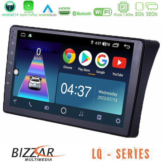 Bizzar Ηχοσύστημα Αυτοκινήτου για Nissan Navara / Pathfinder 2006-2011 (Bluetooth/USB/WiFi/GPS/Apple-Carplay/Android-Auto) με Οθόνη Αφής 9"
