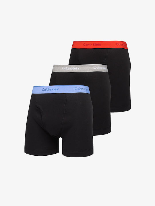 Calvin Klein Мъжки боксерки Черно 3Опаковка