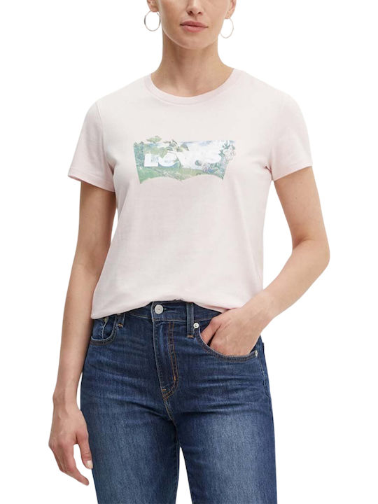 Levi's Women's Blouse Cotton Short Sleeve Ecru