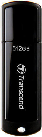 Transcend Jetflash 700 512GB USB 3.1 Stick Μαύρο