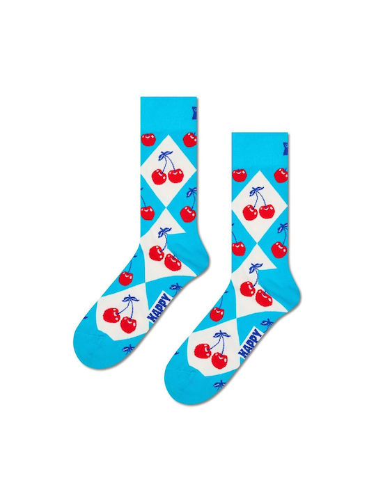 Happy Socks Cherry Argyle Sock P002570