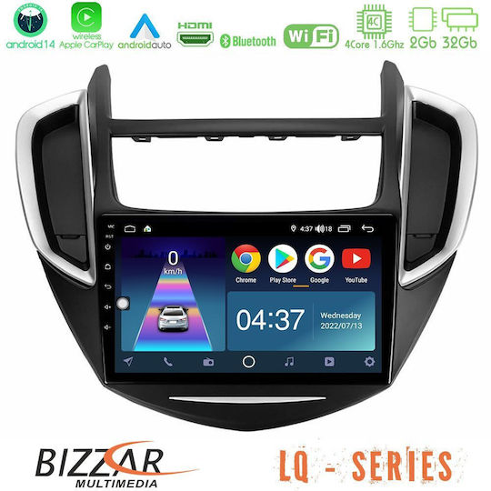 Bizzar Auto-Audiosystem für Chevrolet Trax 2013-2020 (Bluetooth/USB/WiFi/GPS/Apple-Carplay/Android-Auto) mit Touchscreen 9"