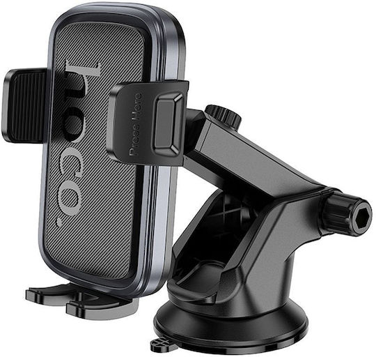 Hoco H79 Car Mobile Mount 4.5" - 7" with Adjustable Hooks Black