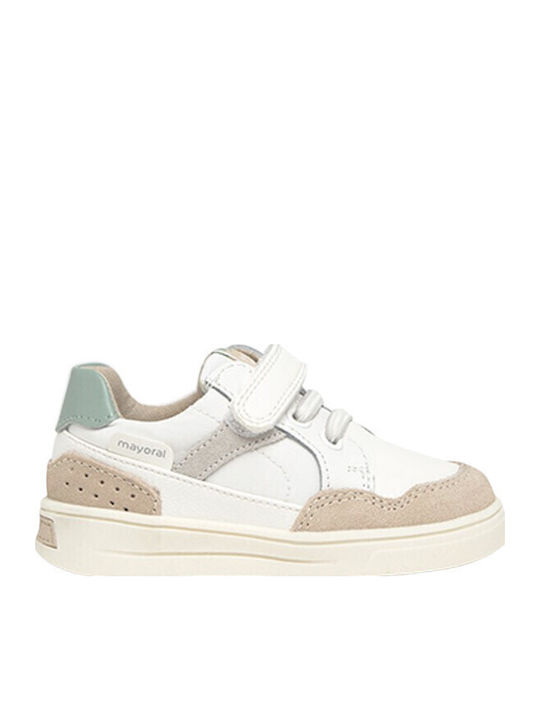 Mayoral City Παιδικά Sneakers με Σκρατς Λευκά