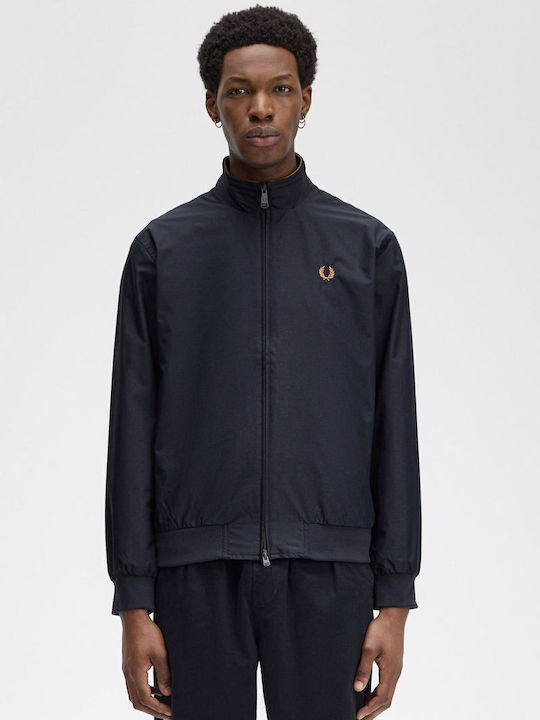 Fred Perry Brentham Αθλητικό Μπουφάν Navy Μπλε