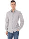 Long Sleeve Striped White Shirt 09-TN2636-48405 BIANCO R900