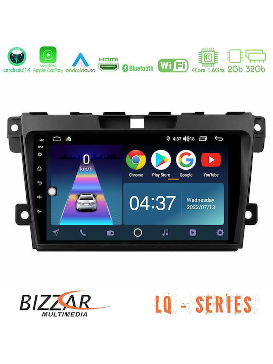 Bizzar Ηχοσύστημα Αυτοκινήτου για Mazda CX-7 2007-2011 (Bluetooth/USB/WiFi/GPS/Apple-Carplay/Android-Auto) με Οθόνη Αφής 9"