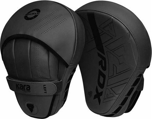 RDX F6 Kara Handziele für Kampfkünste 2 Stück Schwarz