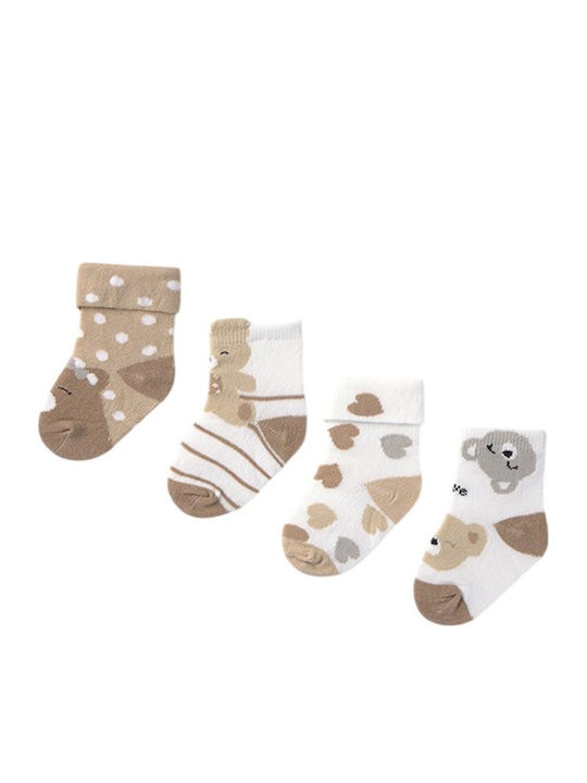 Mayoral Детски чорапи Чорапки Beige 4 Чифта