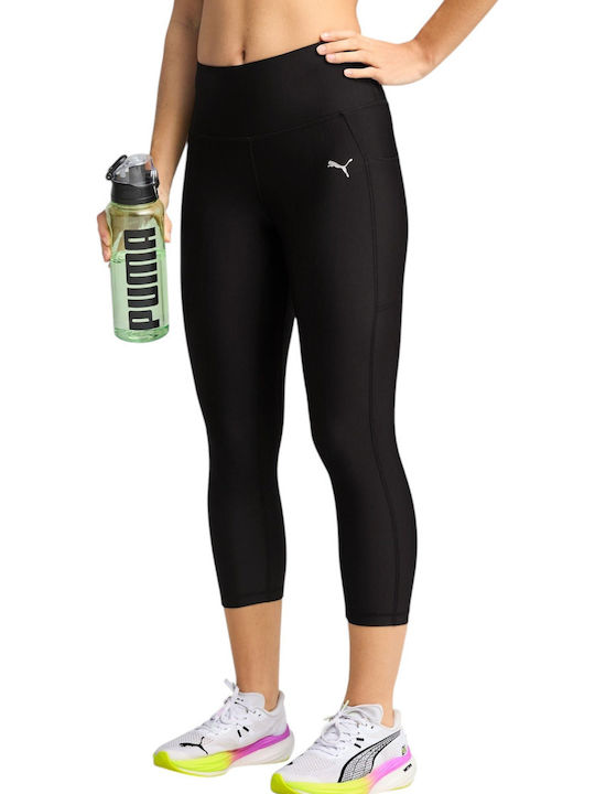 Run Velocity Women's Capri Running Legging Black