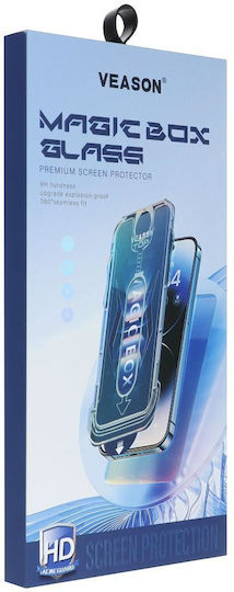 Tempered Glass Μαύρο (iPhone 15 Plus / 16 Plus)