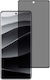 Techwave 5D 0.3mm Full Glue Privacy Full Face Tempered Glass Μαύρο (Redmi Note 14 4G / Redmi Note 14 5G / Poco M7 Pro)