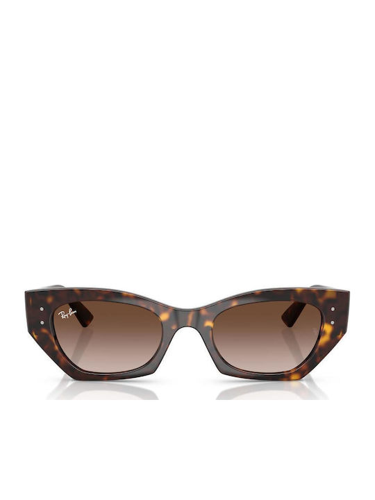 Ray Ban Zena Sunglasses Brown with Acetate Frame & Brown Lens