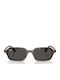 Ray Ban Crystal Unisex Sunglasses with Brown Tartaruga Plastic Frame and Gray Lens RB4455 135987