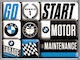 BMW Motor Magnets Set of 9