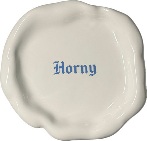 Incartato Ceramics The Issues Collection Teller Untiefe Keramik Weiß mit Durchmesser 17cm