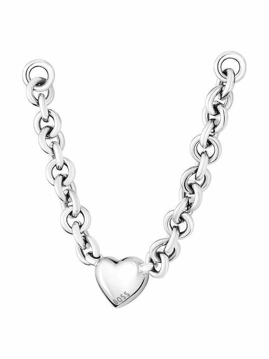 Boss Necklace with design Heart from Steel
