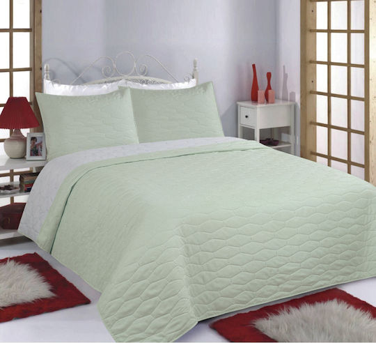 Silk Fashion Ruby Module Cuvertură Extra-dublu Mint/grey 220x240cm