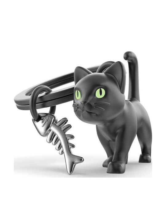 Metalmorphose Keychain Metallic Black