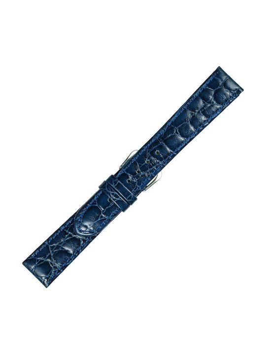 KOSTELO Curea din piele Albastru 18mm