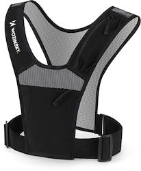Wozinsky Wkdb1 Reflective Running Vest Black