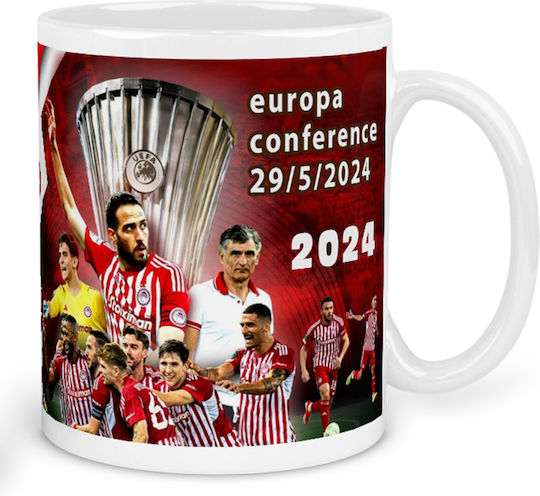 Κούπα Κεραμική Ομάδες Ολυμπιακος Olympiacos Uefa Europa Conference League Champion 2024