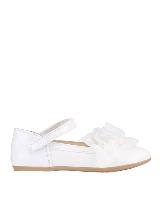 Mayoral Kids Leather Ballerinas with Hoop & Loo...